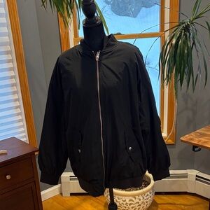 Women’s Black Bomber Jacket